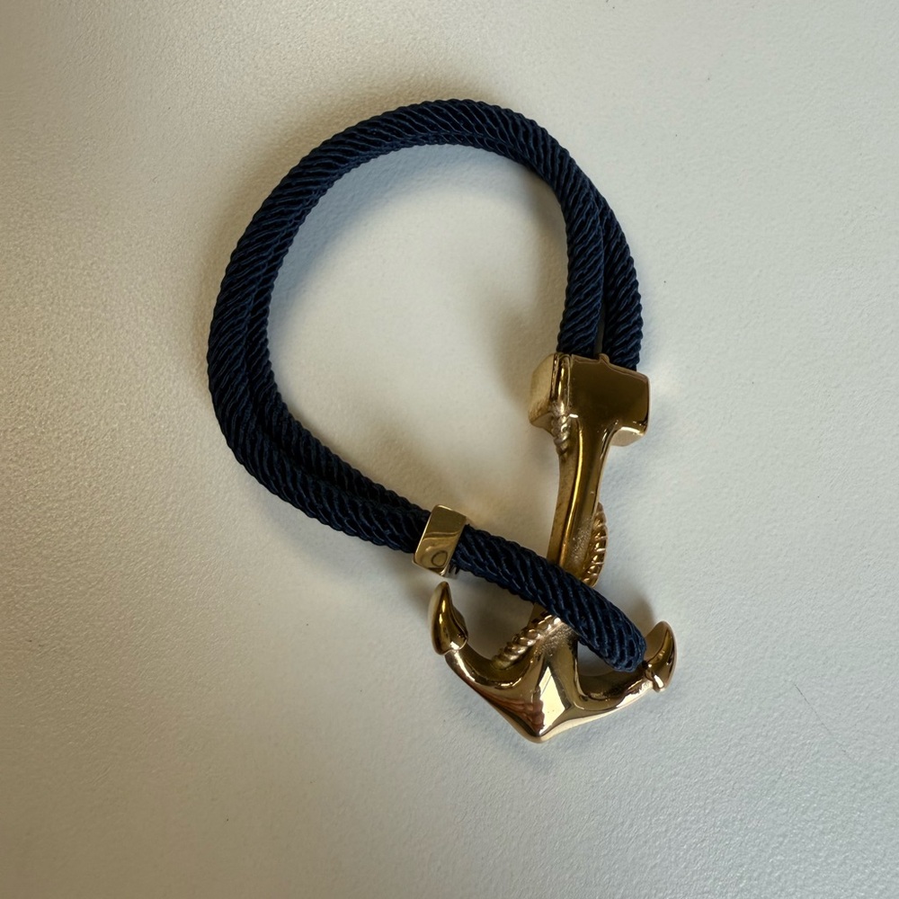 Nautical Gold Anchor Bracelet